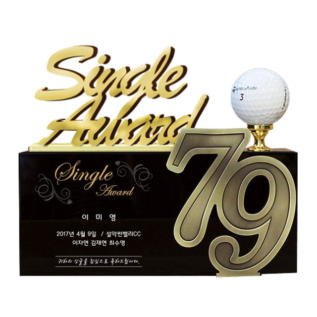 타수 싱글패 볼티 SSC24 금속커팅 골프트로피 기념패
