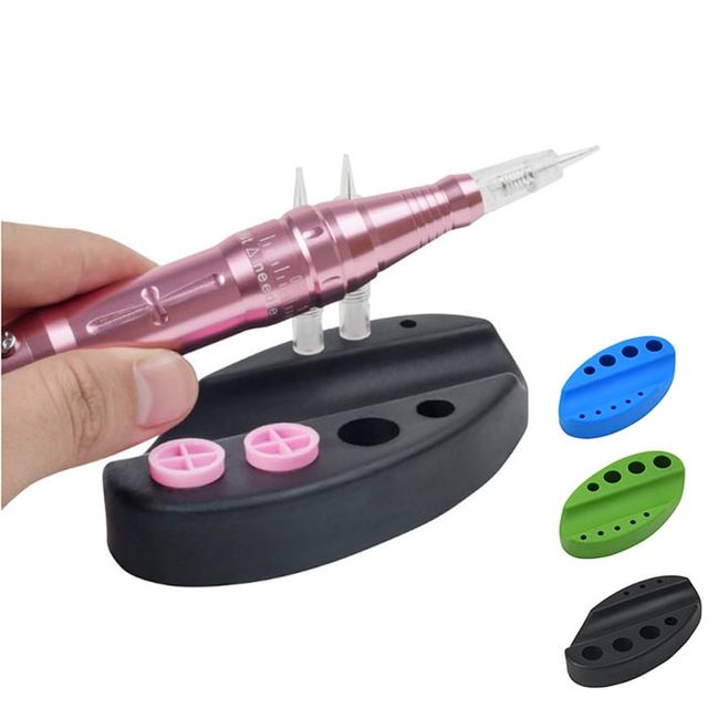 실리콘 색소컵 홀더 3P 거치대 잉크 진열대 반영구