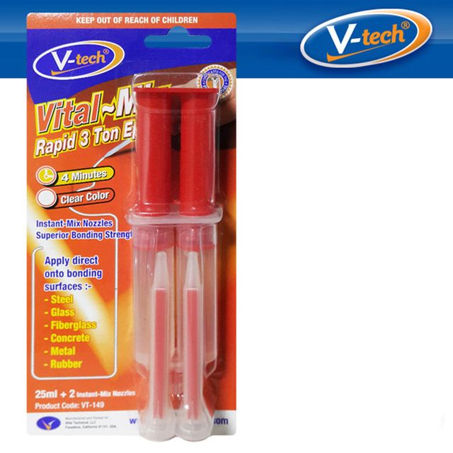 V텍 금속 세라믹 섬유 유리용 투명 에폭시접착제