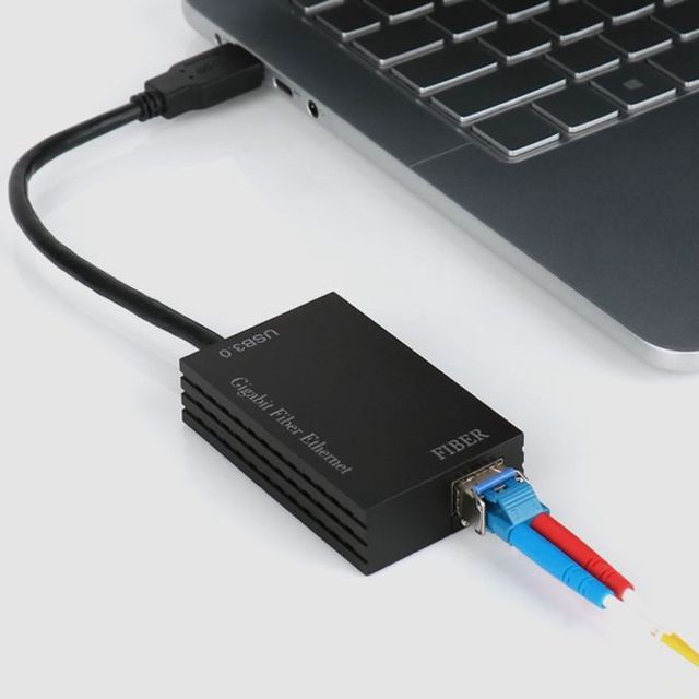 USB3.0 랜카드 기가비트 광케이블 SFP 모듈 랜카드