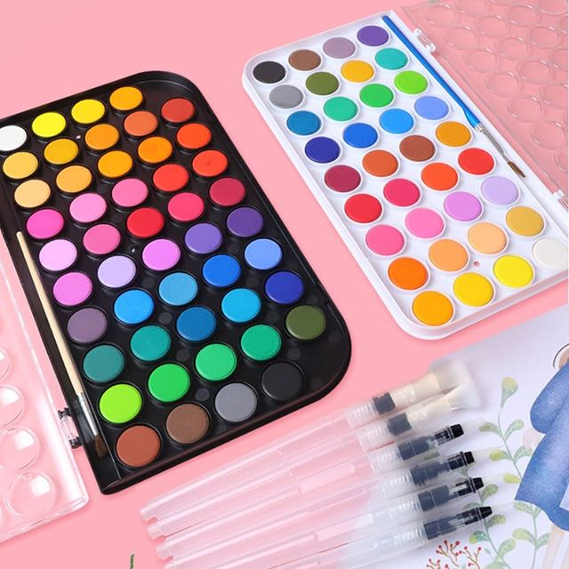 수채화 물감 세트 6종 성인용 워터붓 아트 용품