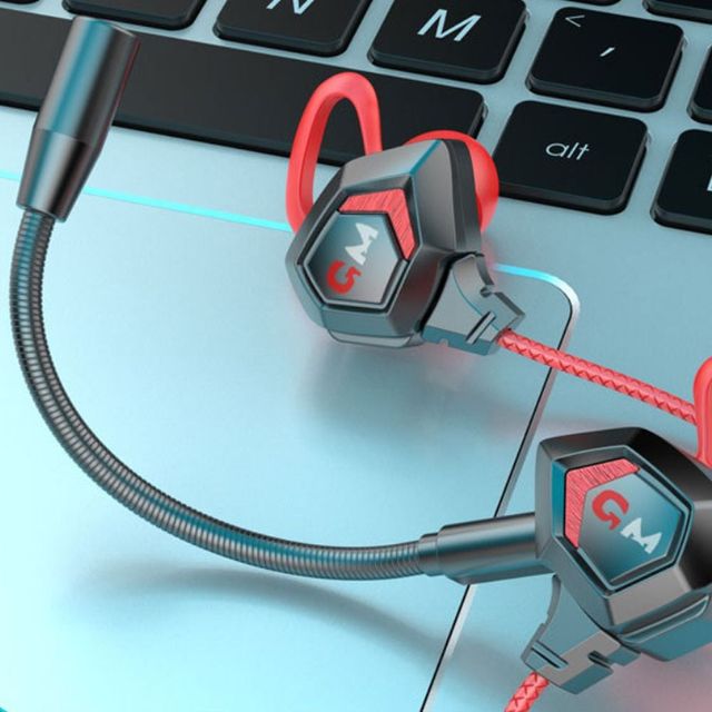 게이밍 이어폰 탈부착 붐 마이크 고음질 스테레오 게임 헤드셋