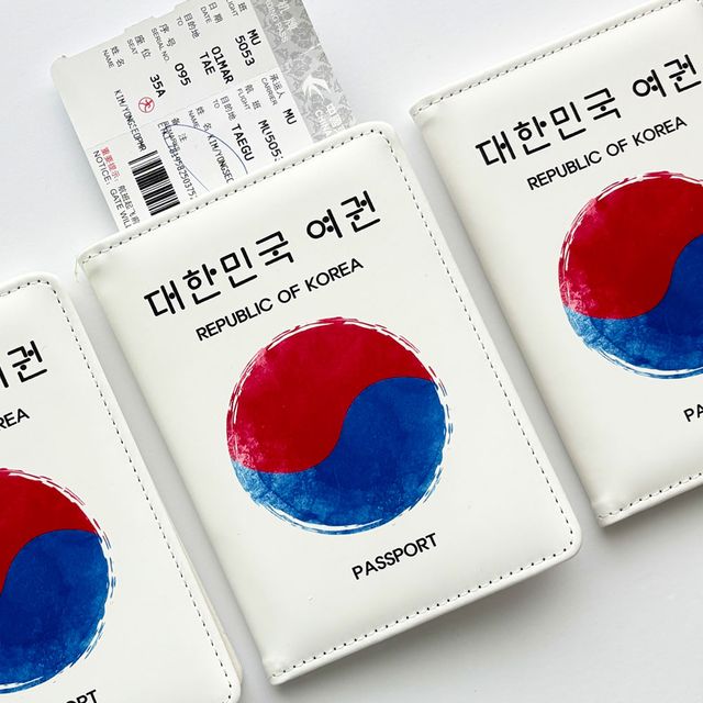 안티스키밍 태극기 여권 케이스 LM-0678