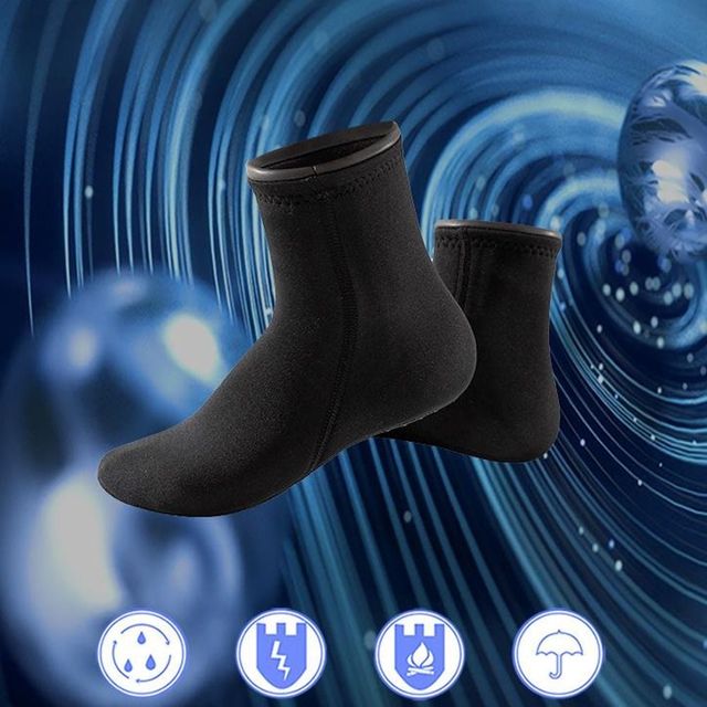 키밍 다이빙 양말 블랙 남녀공용 미끄럼 방지 3