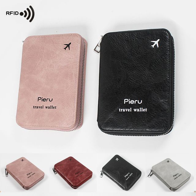 RFID 스키밍 차단 지갑형 여권 케이스 URD-449