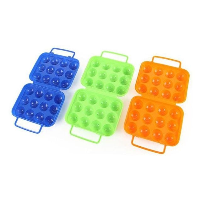 키밍 휴대용 계란 보관 케이스 6구 3 4인용 안전한 달걀 저장