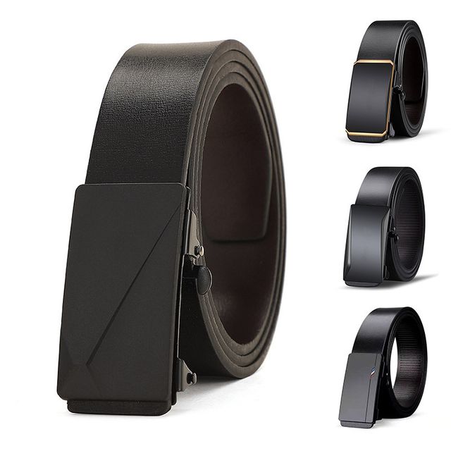 가죽 자동 버클 벨트 LM-0368