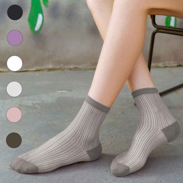압박 시스루 발목 양말 안벗겨지는 중목 스타킹 여름