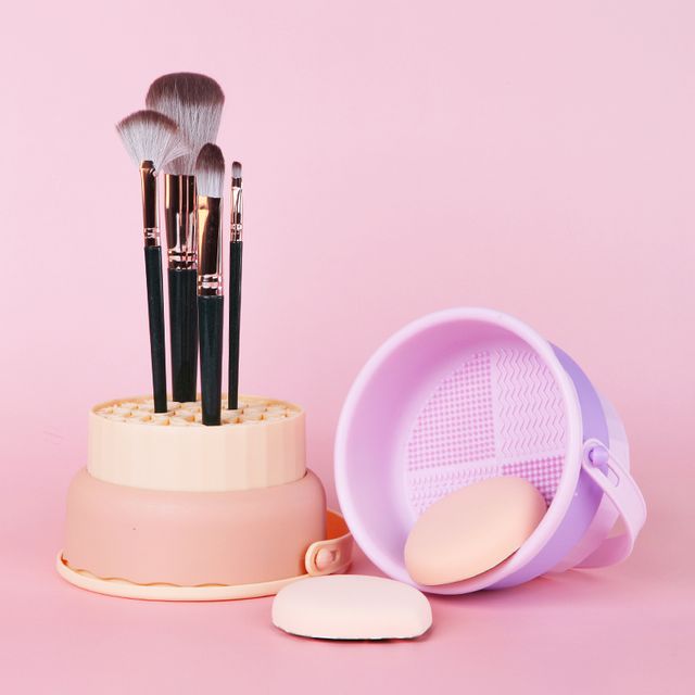 메이크업 브러쉬 세척 클리너 건조 드라이 관리 통
