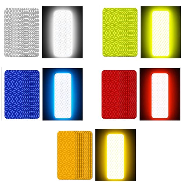 야간 반사 스티커 50개입 방수 야광 배달통 자동차