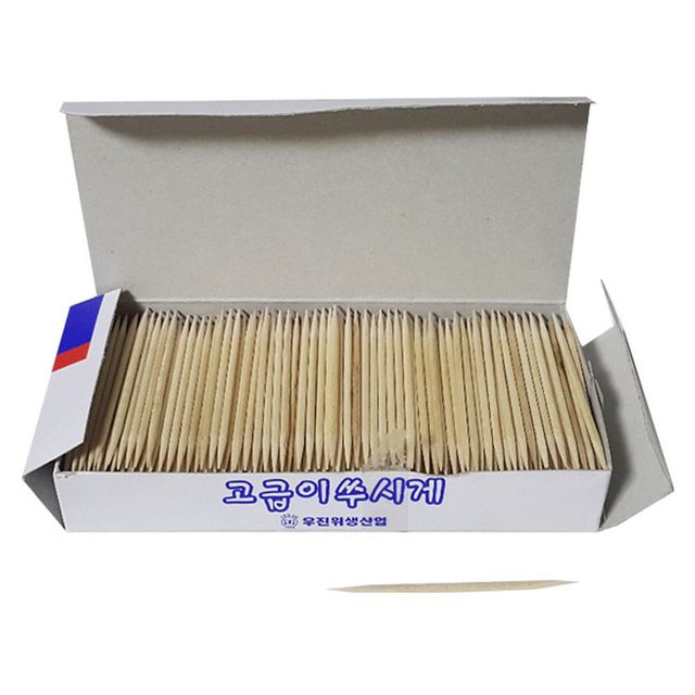 종이상자 요지통 이쑤시개 자작나무 이쑤시개 이