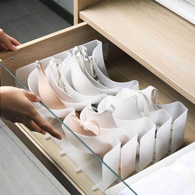 키밍 수납 정리용 브라 칸막이 속옷 세트 여섯개입