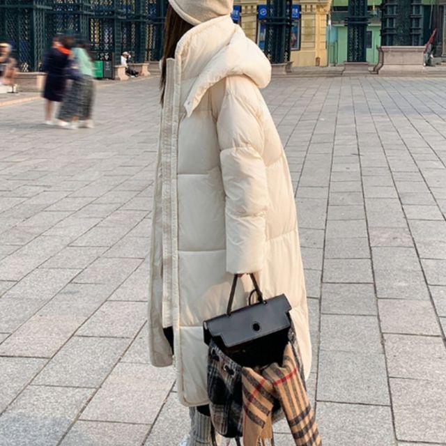 하이넥 베이직 롱 패딩 점퍼 JSC-1005498