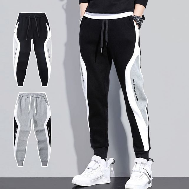 간절기 슬림 조거 밴딩 조거 스웻 팬츠 추리닝 바지