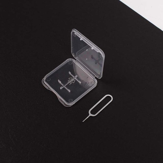 마이크로 나노 유심 제거 추출 핀 트레이 케이스 세트