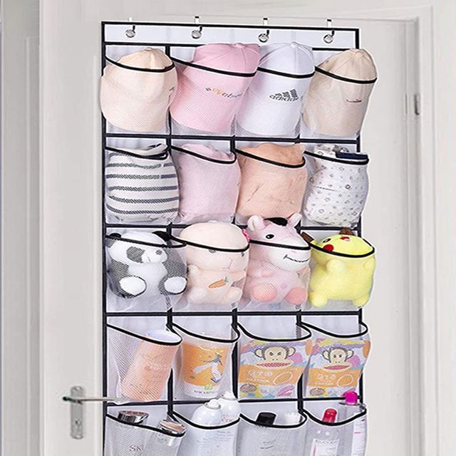 걸이형 24포켓 모자 수납 정리함 LMCF-0142