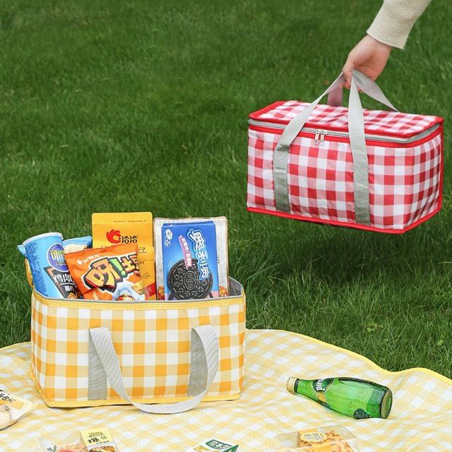 피크닉 사각 보온가방 대형 보온백 단열백 휴대용