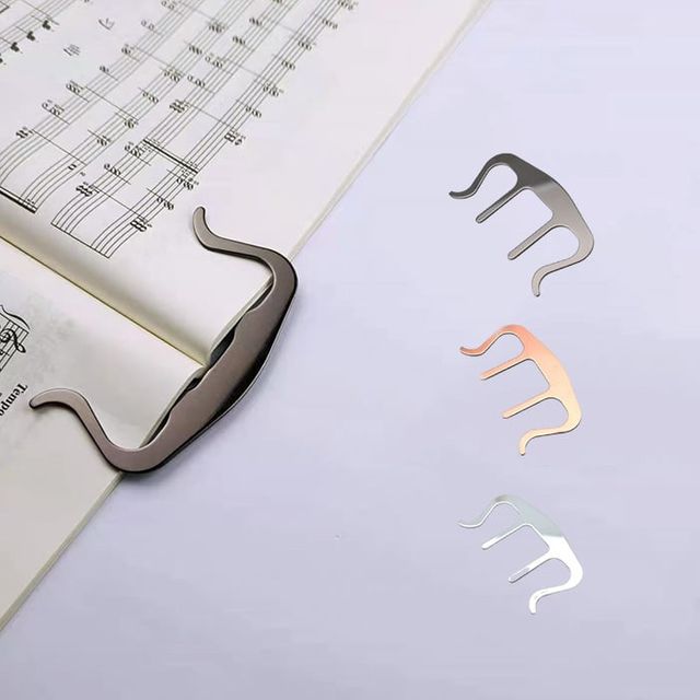 피아노 악보 집게 고정용 글립 페이퍼 홀더 음표집게