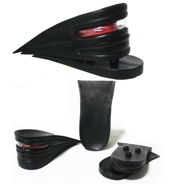 에어캡 키높이 3단분리 반깔창 6cm 블랙