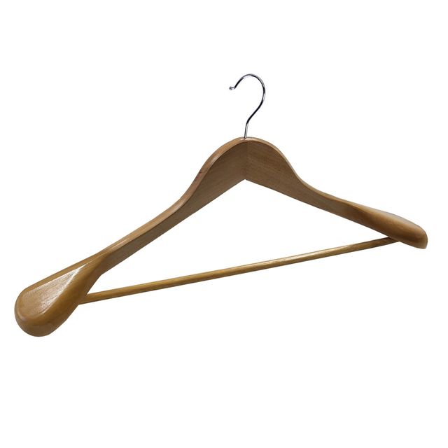 모노먼트943 원목 코트 옷걸이 1P 어깨패드 양복 자켓