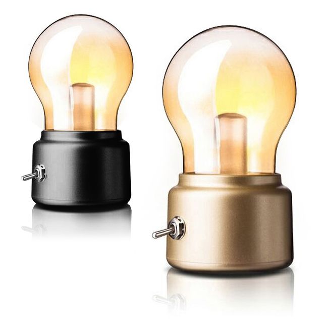 충전식 백열전구모양 전구 무드램프 아답터포함