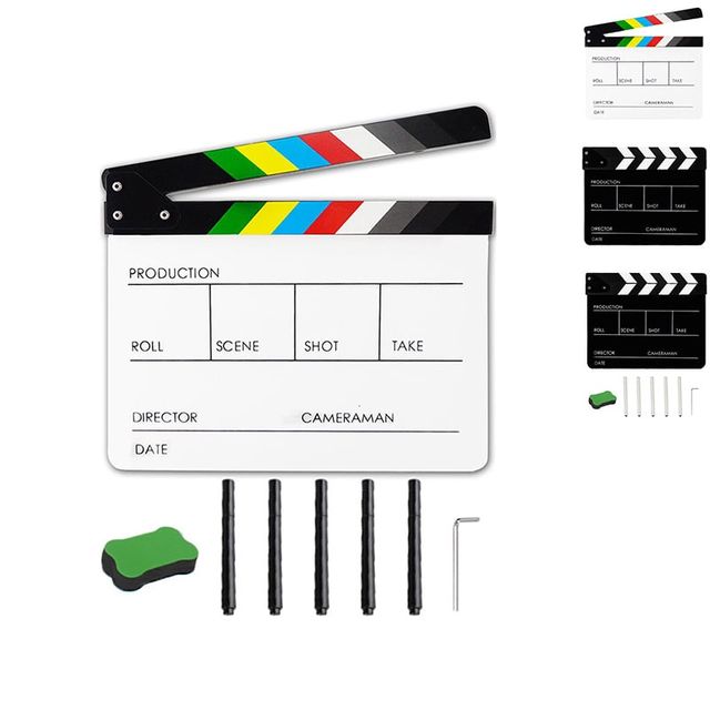 슬레이트 촬영 클래퍼보드 영화 무비 연극 소품 단품