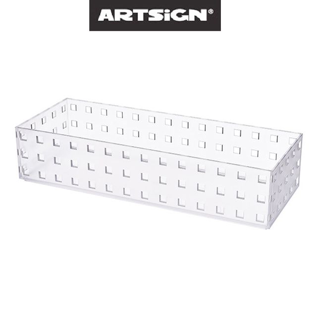 반투명 깔끔 사각트레이 6형 수납박스 정리함 중형