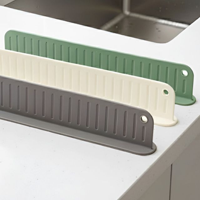 삼정348 실리콘 싱크대 물막이 고급형 흡착판 일자형 씽크물막이