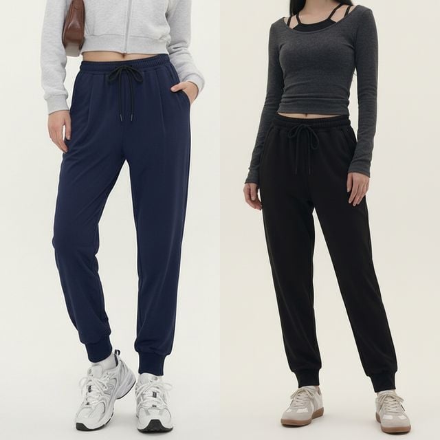 썸머 쿨 하이웨스트 밴딩 조거 팬츠 JEB-1007399