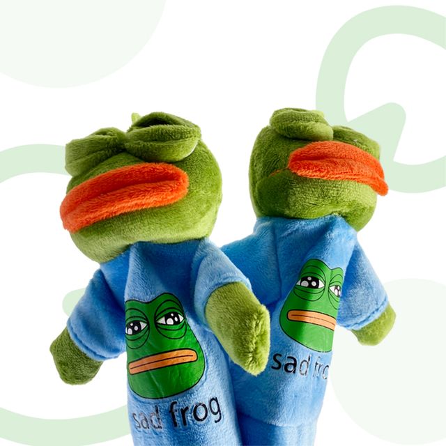 페페 슬픈 개구리 티셔츠 인형 지퍼 필통 펜슬케이스(제작 로고 인쇄 홍보 기념품 판촉물)