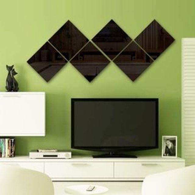 키밍 다용도 부착형 인테리어 모자이크 벽거울 셀프 설치