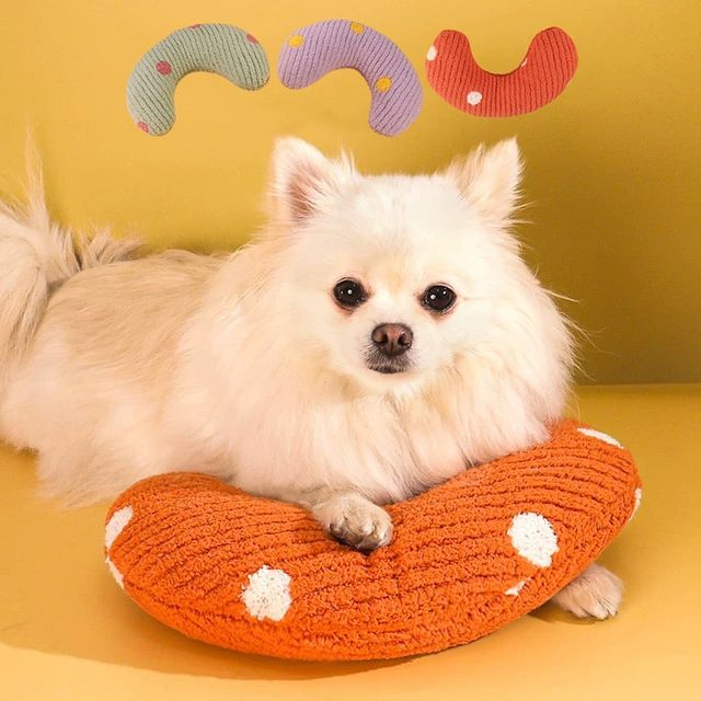 강아지 고양이 베개 목베개 잠자리 U형 목쿠션 애견용