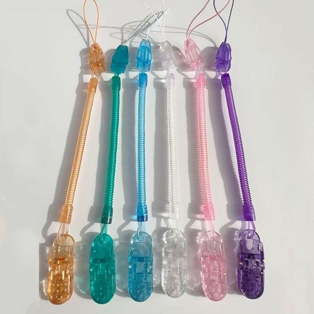 간호사 가위 스프링 집게 6P 클립 가위줄 세트