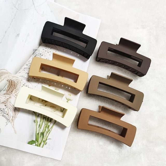 심플 사각 헤어 올림 집게핀 DS-1006934