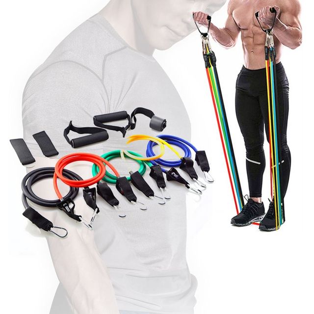 멀티 튜빙밴드 11종세트 탄력 근력운동기구 헬스용품