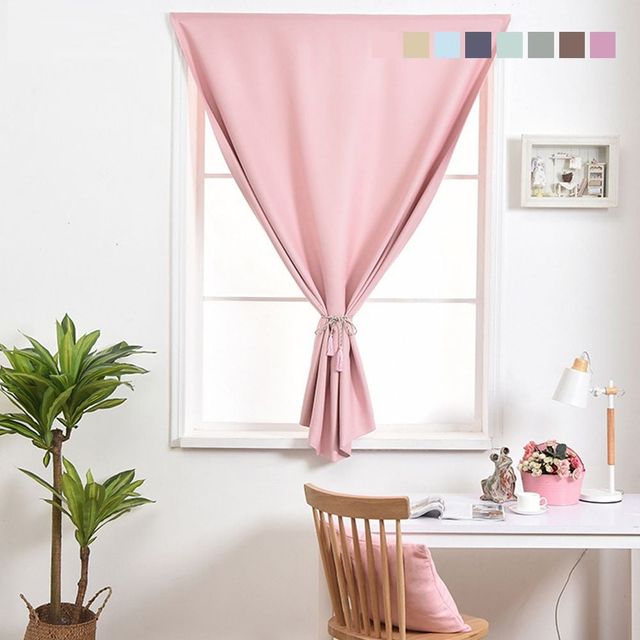 암막 커튼 무타공 부착식 창문커텐 2종 세트