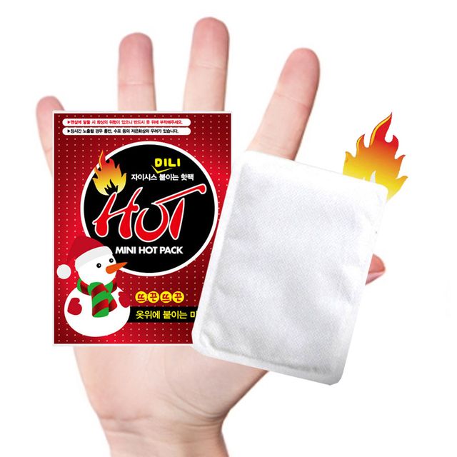 손바닥에 쏙 붙이는 미니 핫팩 7x9cm 10매