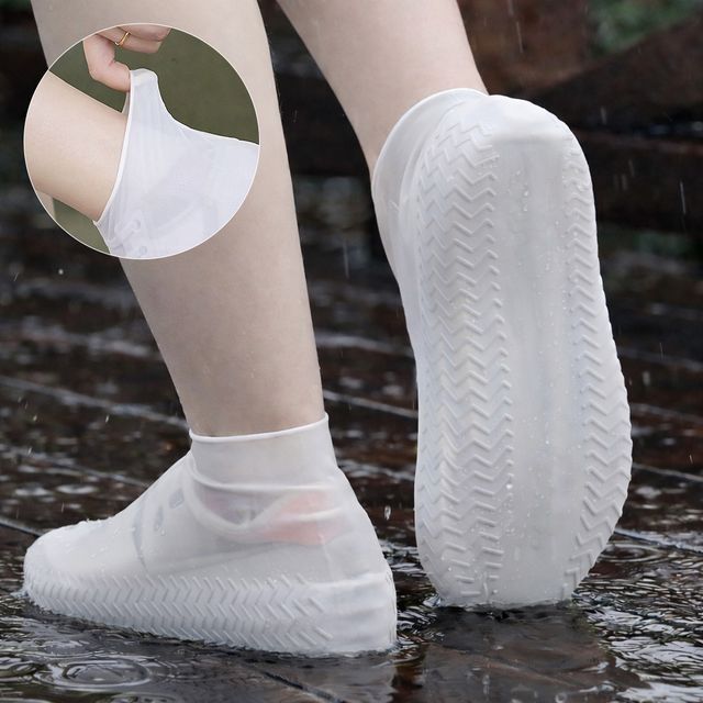 실리콘 방수 신발커버 장마철 우기 미끄럼방지 레인슈즈