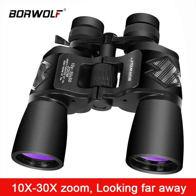 [해외] Borwolf 고배율 HD 10-30X50 전문 줌 쌍안경 망원경
