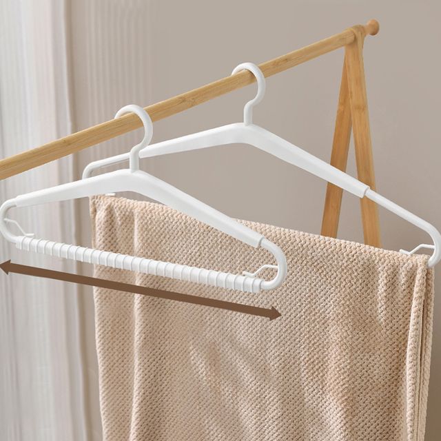 장만A820 확장식 초대형 옷걸이 목욕타올 이불보 담요 큰옷걸이