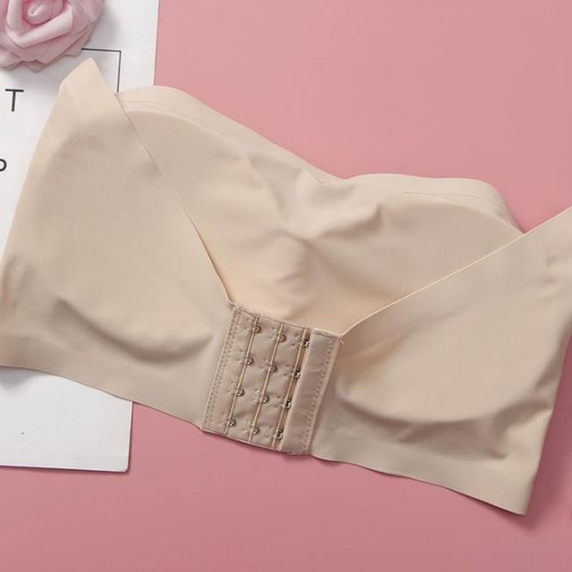 심리스 오프숄더 노와이어 튜브탑 브라