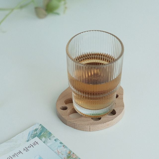 플리츠 스택 유리컵 193ml X 6개 CHS-1006243