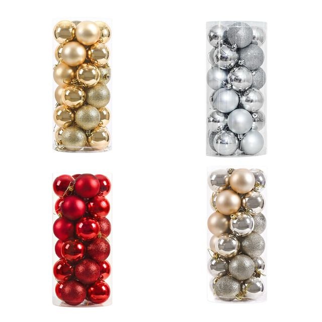 크리스마스 트리 볼 소품 장식 24개입 LM-1004793