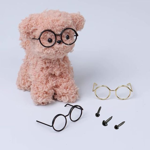 인형 미니 장식 안경 눈 코 세트 악세서리 diy 부자재
