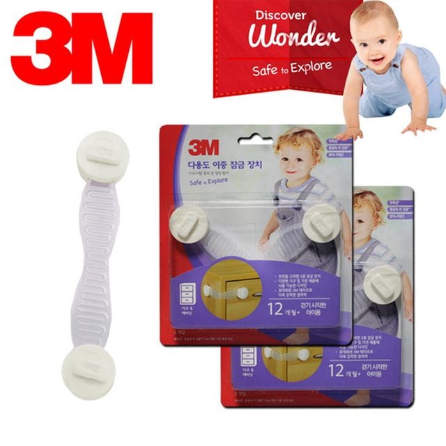 3M 문열림방지 쓰리엠 이중잠금 도어락 4P