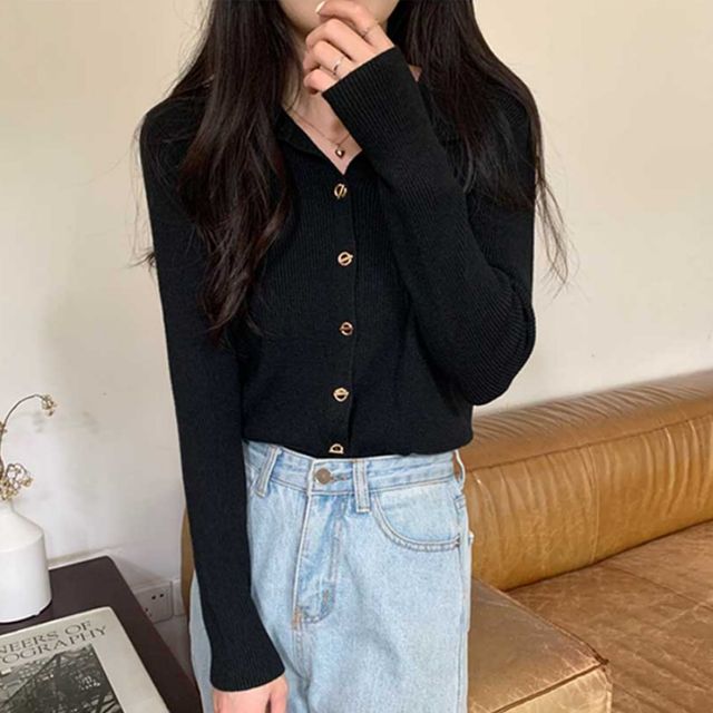 데일리 베이직 니트 긴팔 가디건 SNY-1006091