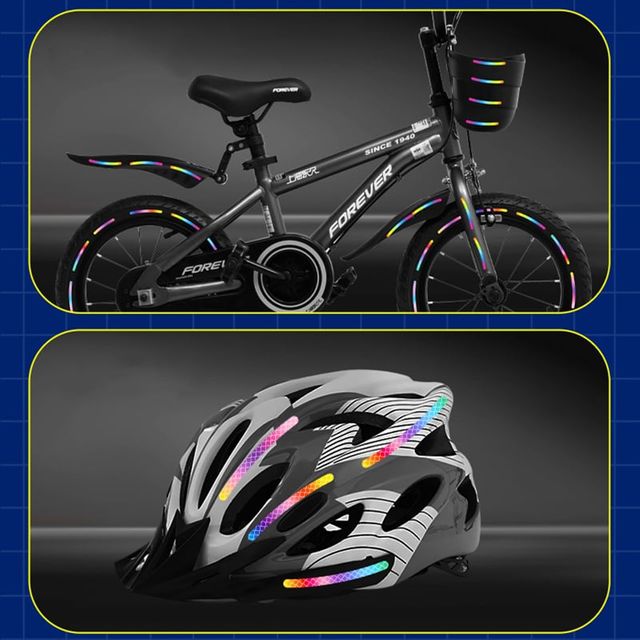 타이어 반사 경고 스티커 10set 자전거 자동차 안전표시