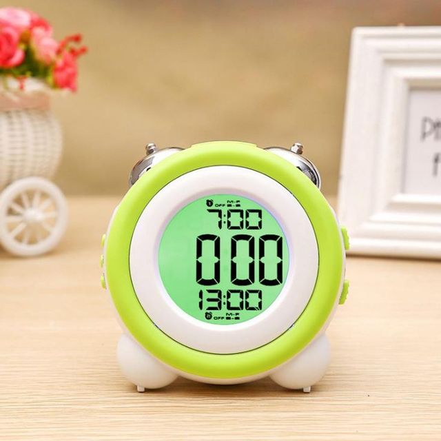시끄러운 탁상 LED 알람시계 슬립 모드 기능 탁상시계