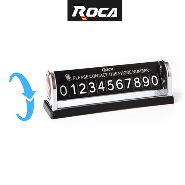 로카710 회전식 투넘버 차량 주차알림판 전화번호판