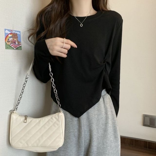 꼬임 언발란스 롱슬리브티 UC-1005313